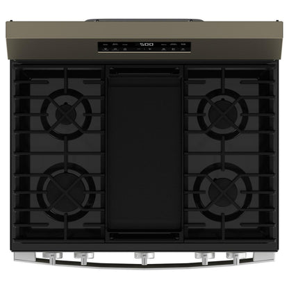 GE 30-inch Freestanding Gas Range with Center Oval Burner GGF500PVES IMAGE 6