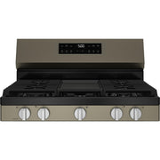  GE 30-inch Freestanding Gas Range with Center Oval Burner GGF500PVES IMAGE 7