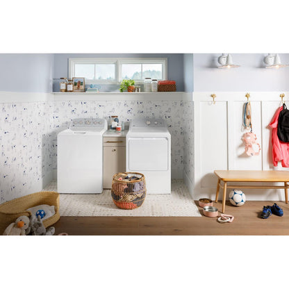  GE 6.2 cu. ft. Electric Dryer with Reversible Door GTX38EASWWS IMAGE 8