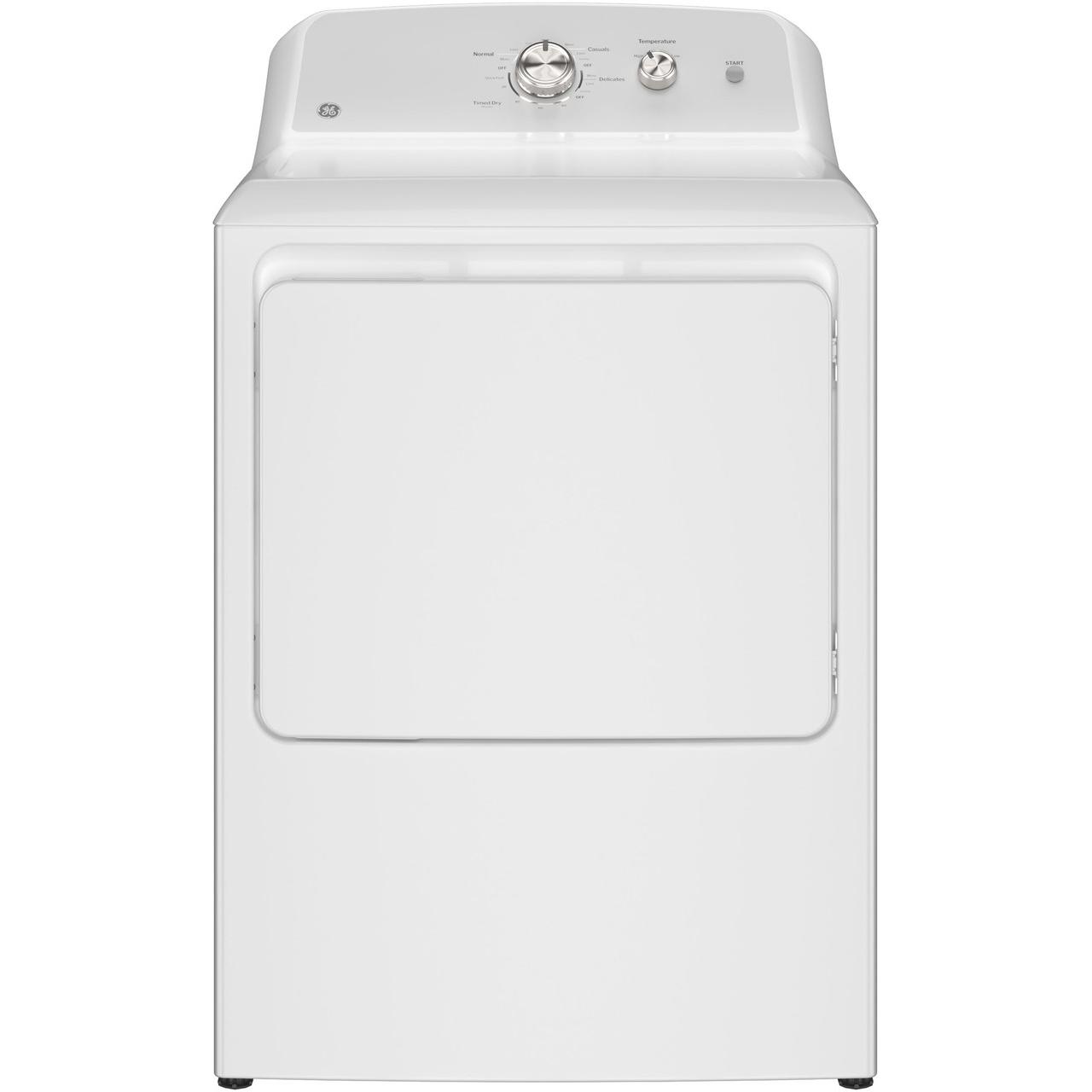  GE 7.2 cu. ft. Electric Dryer with Reversible Door GTD38EASWWS IMAGE 1