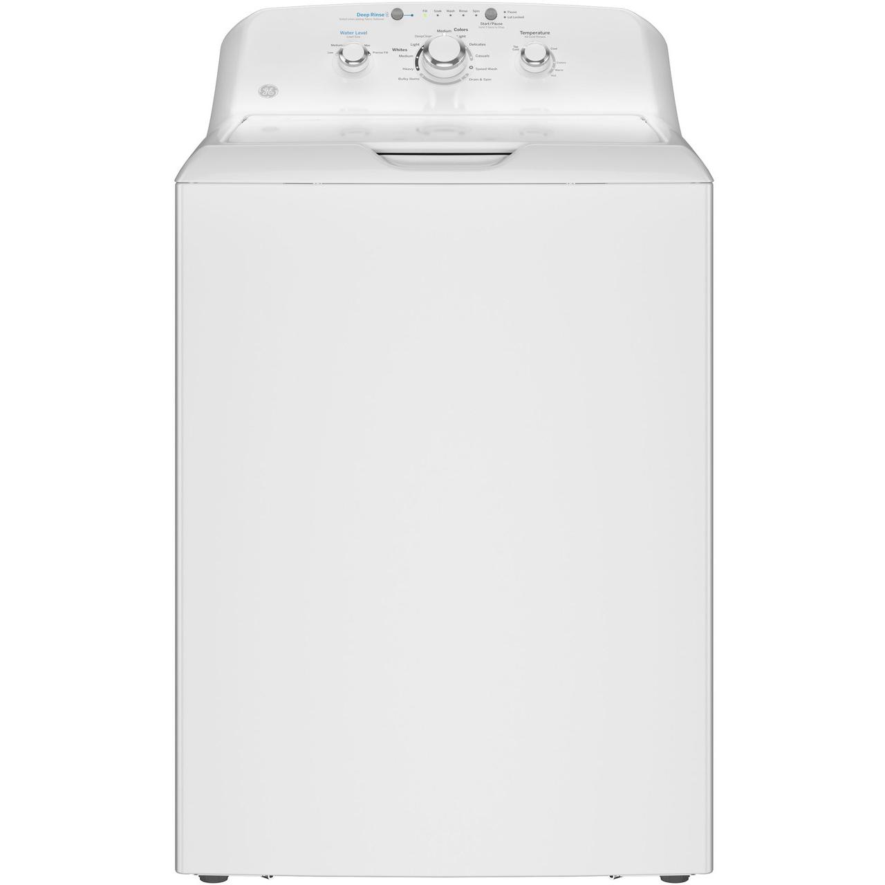  GE 4.0 cu. ft. Top Loading Washer with Stainless Steel Basket GTW325ASWWW IMAGE 1