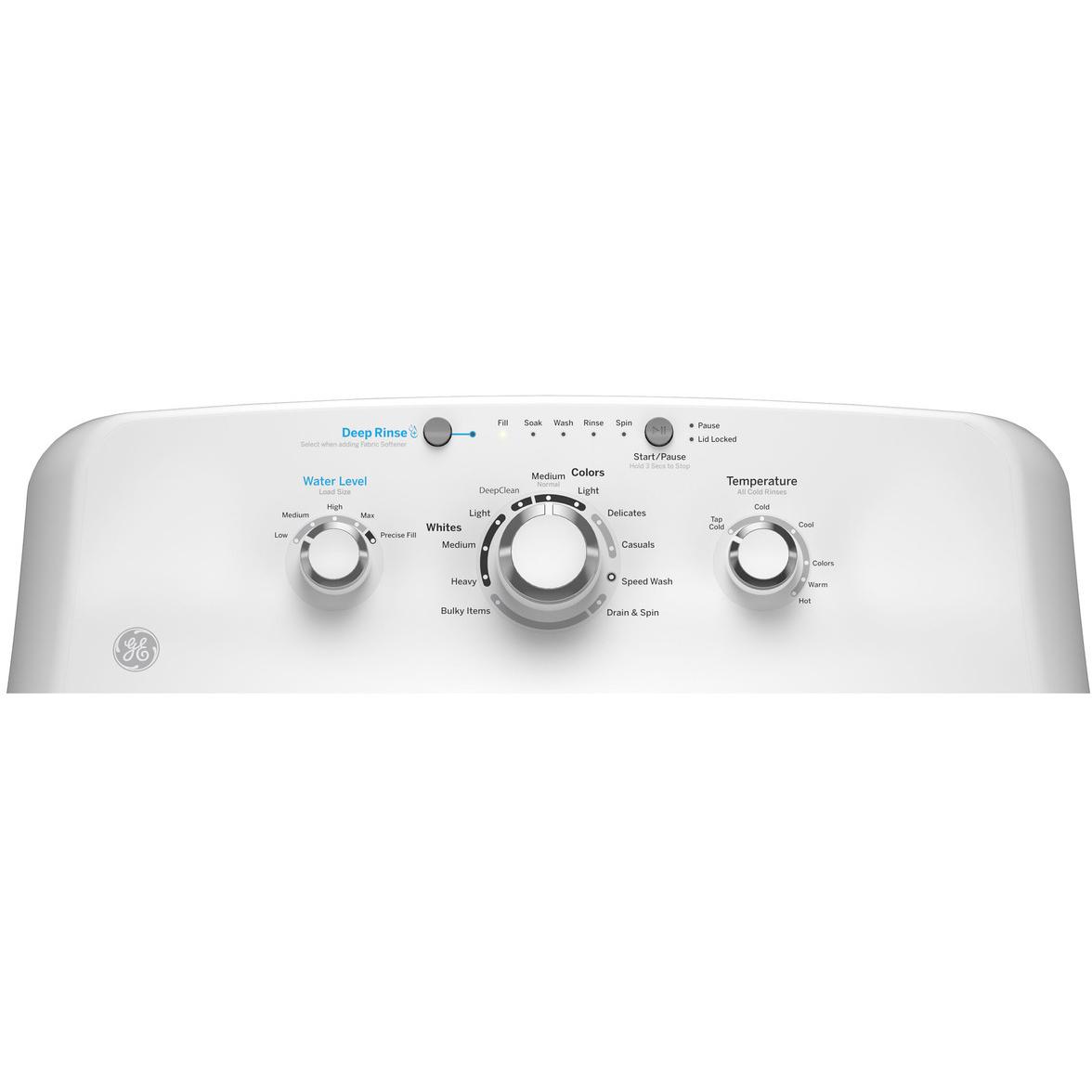  GE 4.0 cu. ft. Top Loading Washer with Stainless Steel Basket GTW325ASWWW IMAGE 4