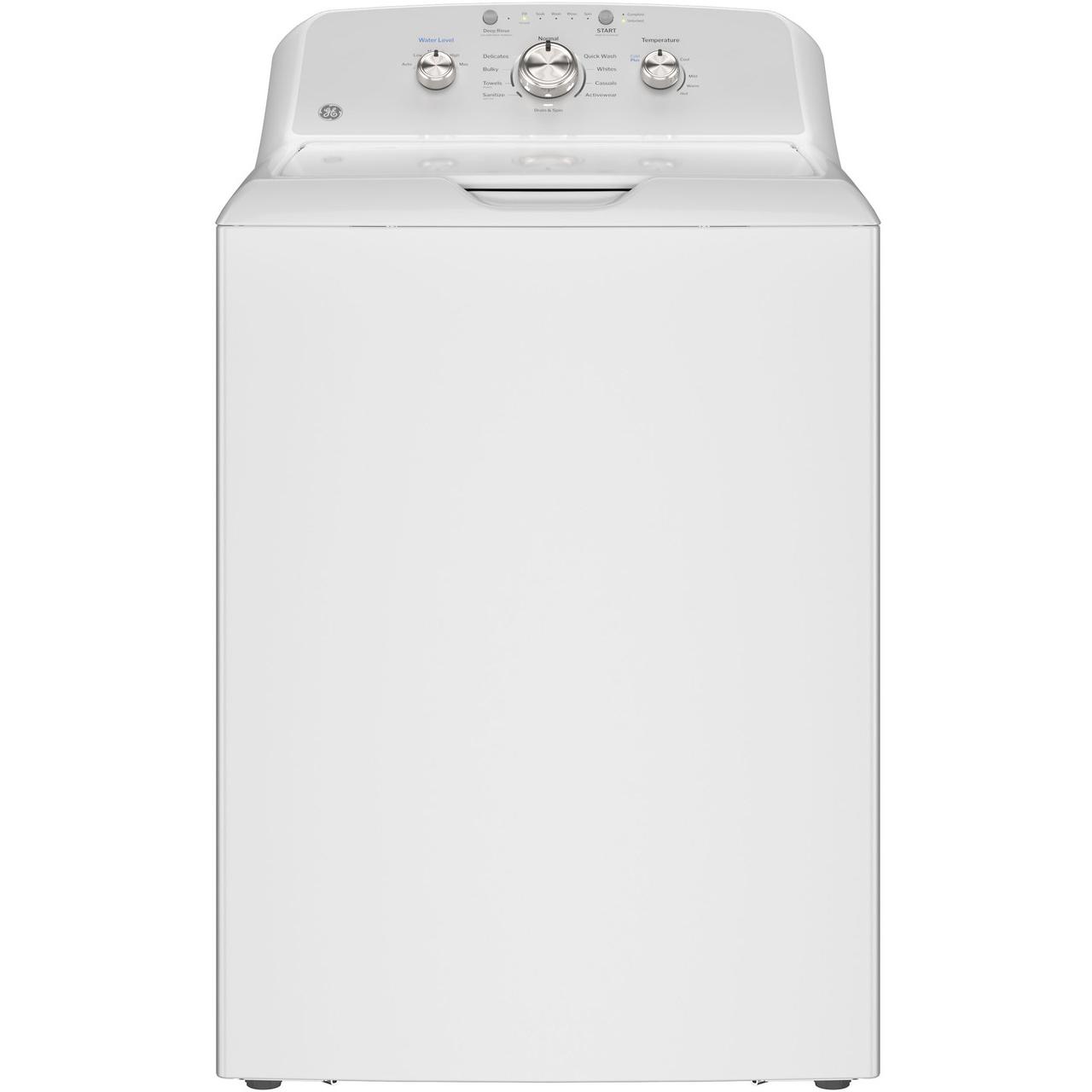 GE 4.3 cu. ft. Top Loading Washer with True Dual-Action Agitator GTW385ASWWS IMAGE 1
