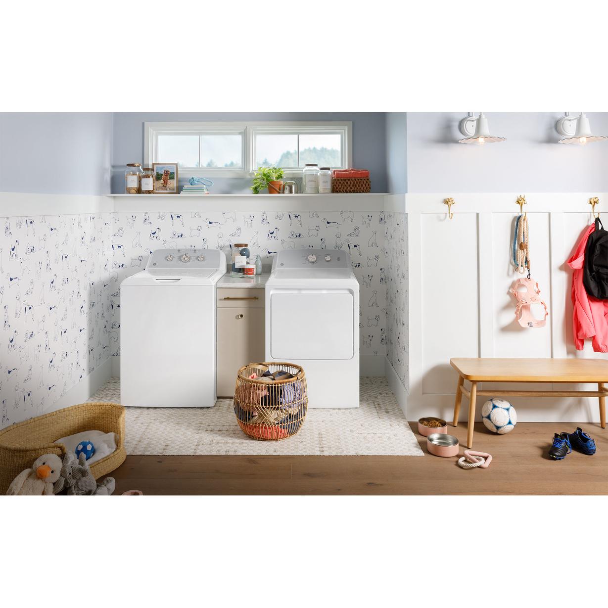  GE 4.3 cu. ft. Top Loading Washer with True Dual-Action Agitator GTW385ASWWS IMAGE 14