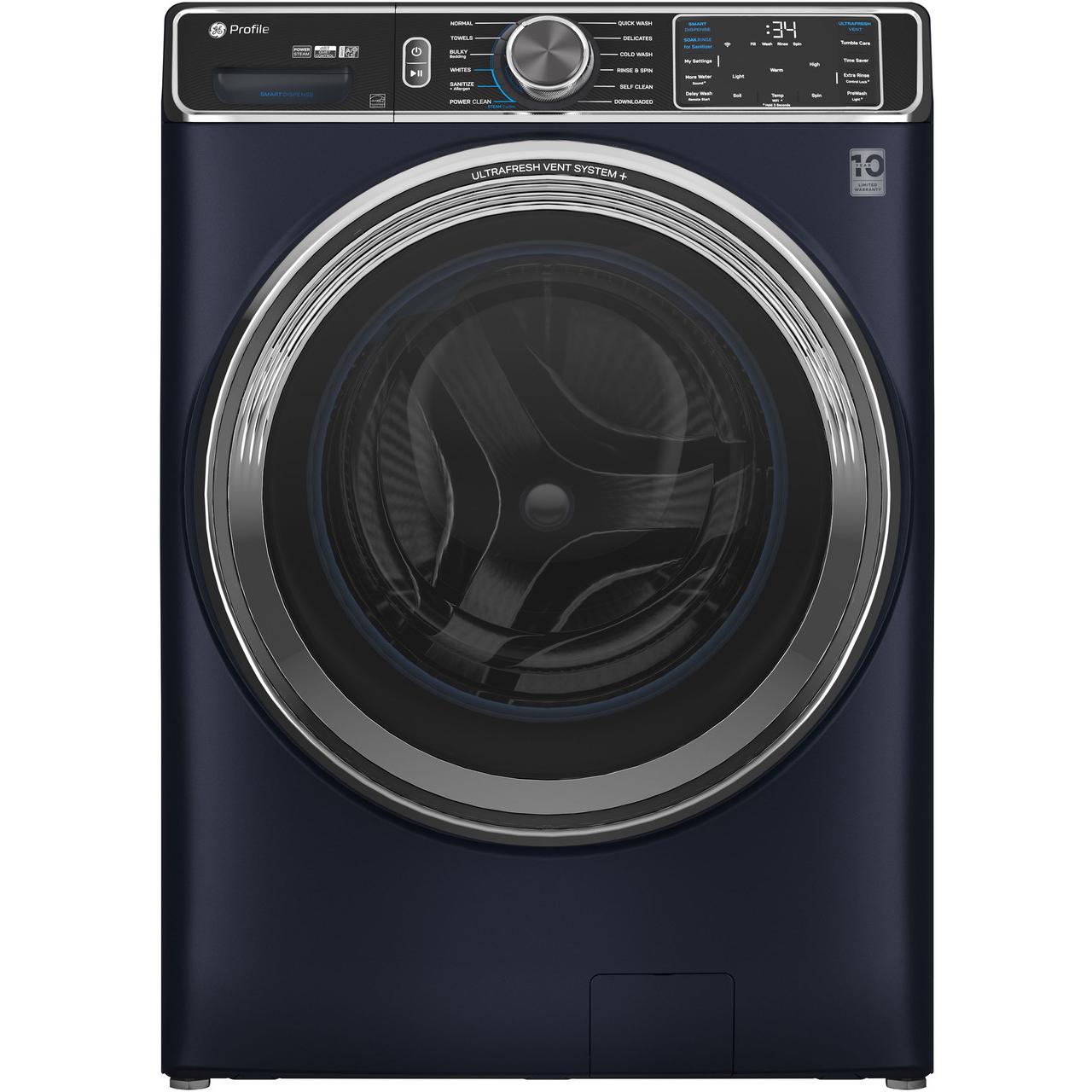  GE Profile 5.3 cu. ft. Front Loading Washer with Microban® Antimicrobial Technology PFW870SPVRS IMAGE 1