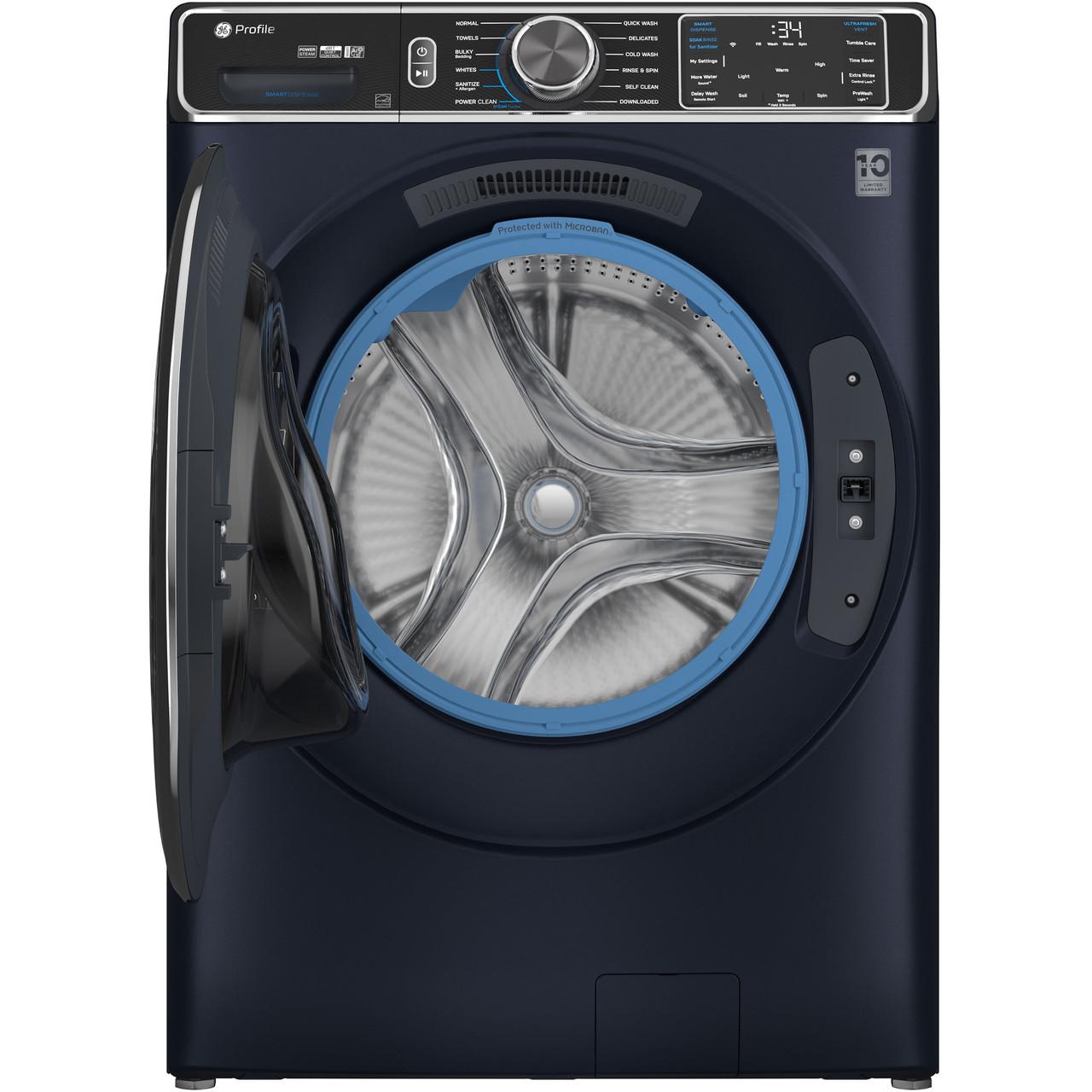  GE Profile 5.3 cu. ft. Front Loading Washer with Microban® Antimicrobial Technology PFW870SPVRS IMAGE 2
