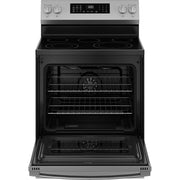  GE 30-inch Freestanding Electric Range with Convection Technology GRF600AVSS IMAGE 3
