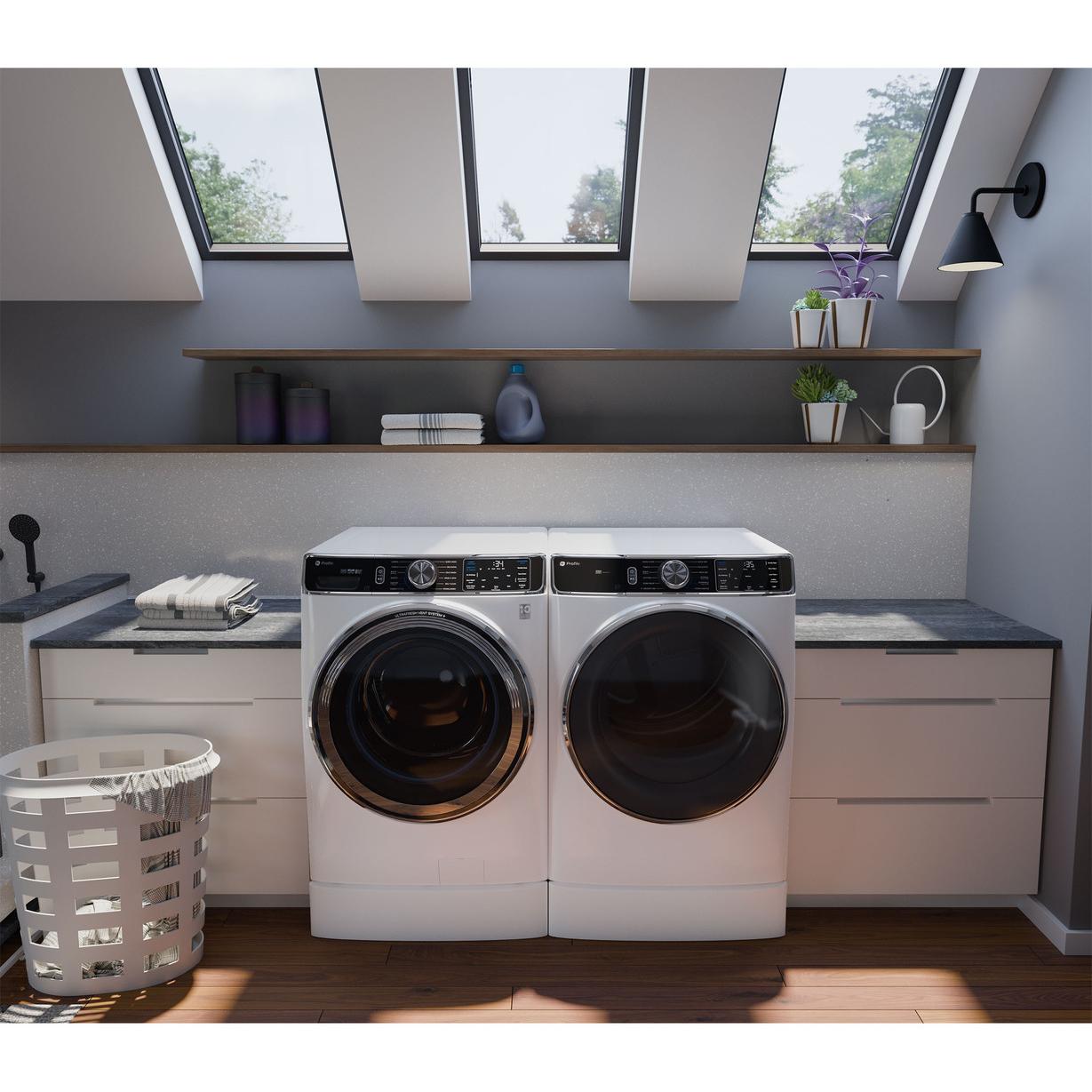  GE Profile 5.3 cu. ft. Front Loading Washer with Microban® Antimicrobial Technology PFW870SSVWW IMAGE 12