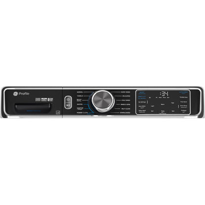  GE Profile 5.3 cu. ft. Front Loading Washer with Microban® Antimicrobial Technology PFW870SSVWW IMAGE 3