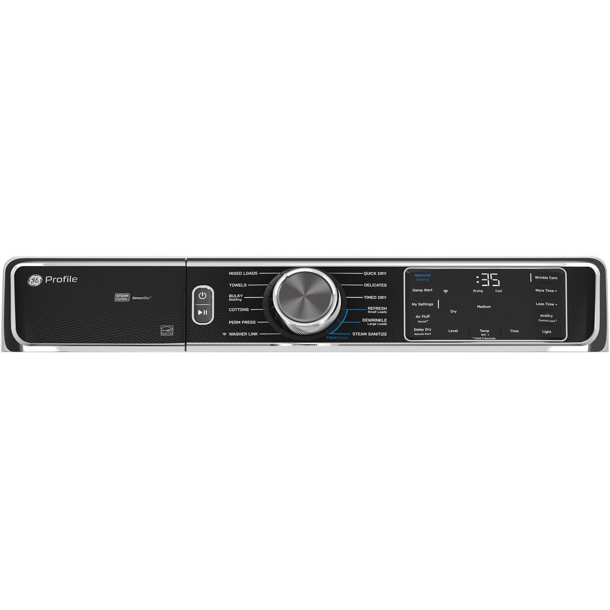  GE Profile 7.8 cu. ft. Electric Dryer with WiFi PFD87ESSVWW IMAGE 3