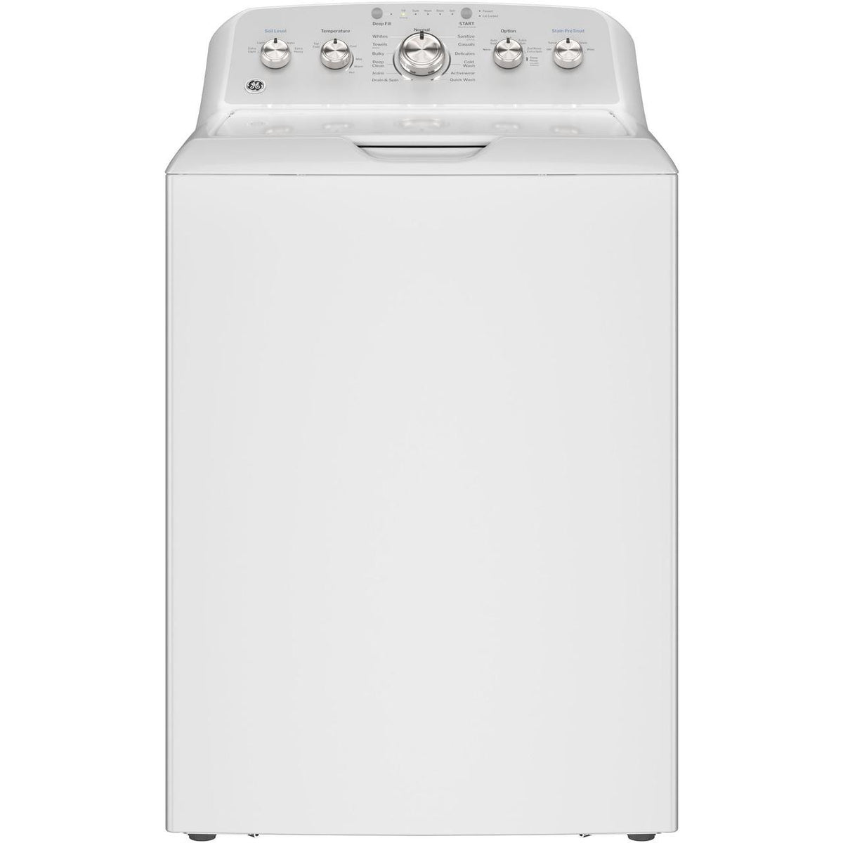  GE 4.6 cu. ft. Top Loading Washer with Stainless Steel Basket GTW538ASWWS IMAGE 1