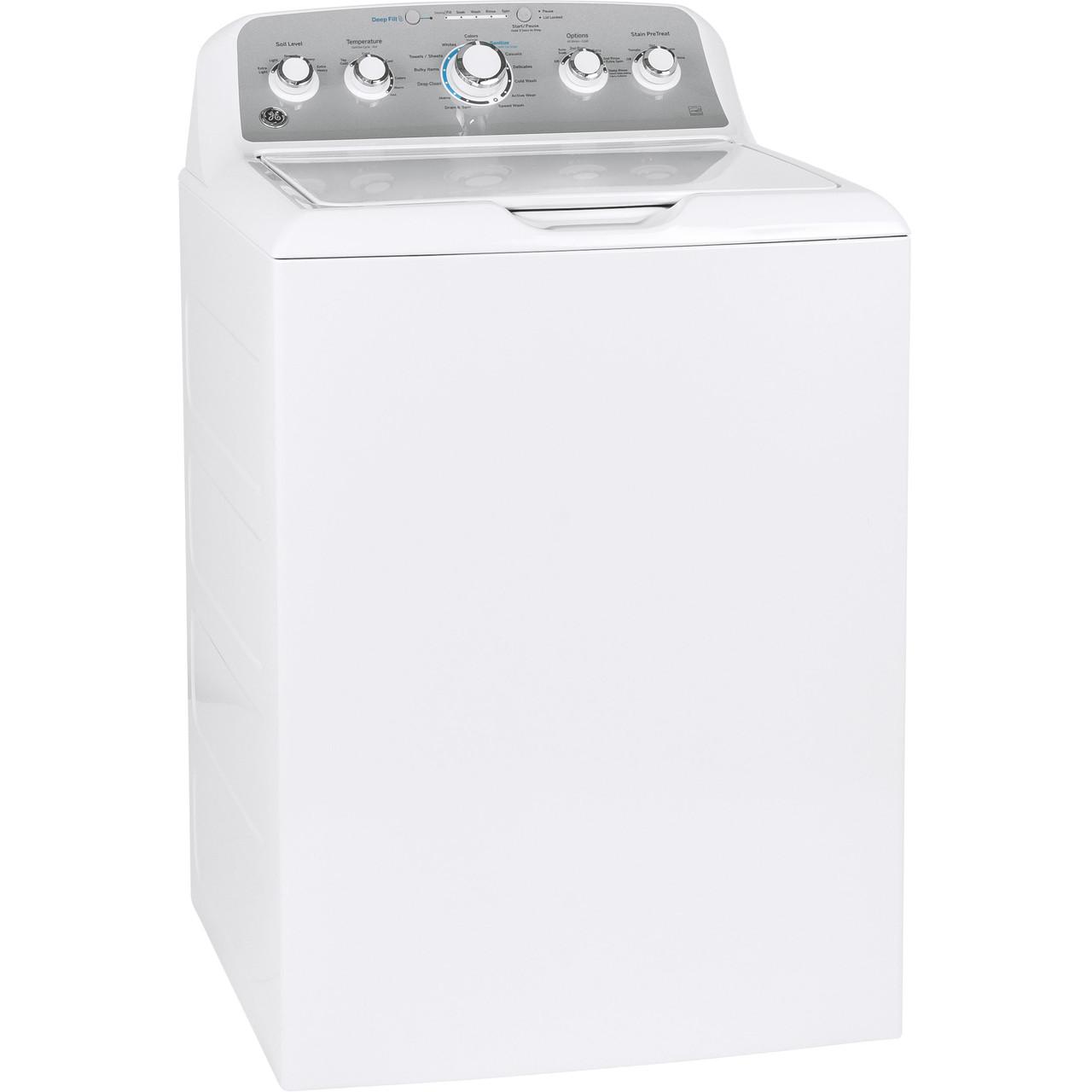  GE 4.6 cu. ft. Top Loading Washer with Stainless Steel Basket GTW538ASWWS IMAGE 4