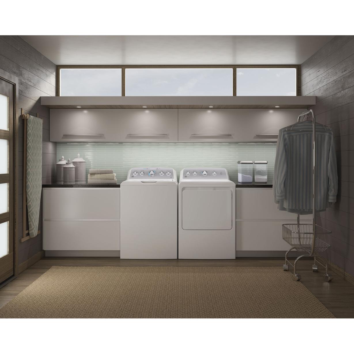  GE 4.6 cu. ft. Top Loading Washer with Stainless Steel Basket GTW538ASWWS IMAGE 9