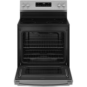  GE 30-inch Freestanding Electric Range with Steam Clean GRF40HSVSS IMAGE 3