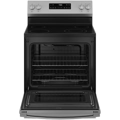  GE 30-inch Freestanding Electric Range with Steam Clean GRF40HSVSS IMAGE 3