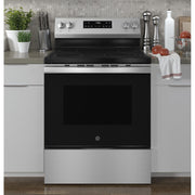  GE 30-inch Freestanding Electric Range with Steam Clean GRF40HSVSS IMAGE 5