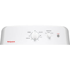  Hotpoint 6.2 cu. ft. Electric Dryer with Reversible Door HTX26EASWWW IMAGE 4
