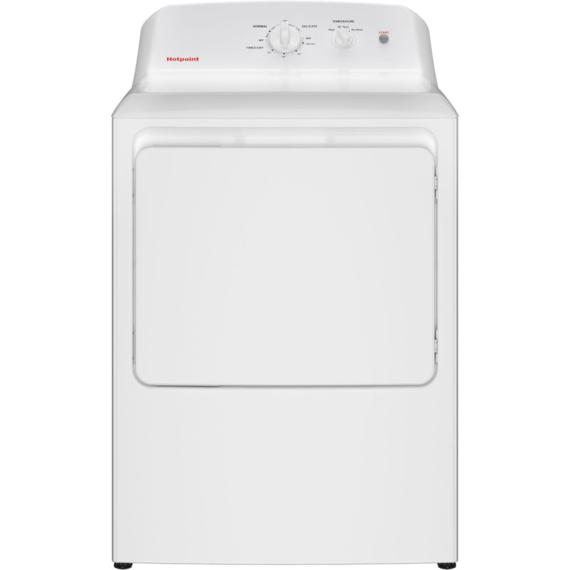 Hotpoint 6.2 cu. ft. Gas Dryer with Reversible Door HTX26GASWWW