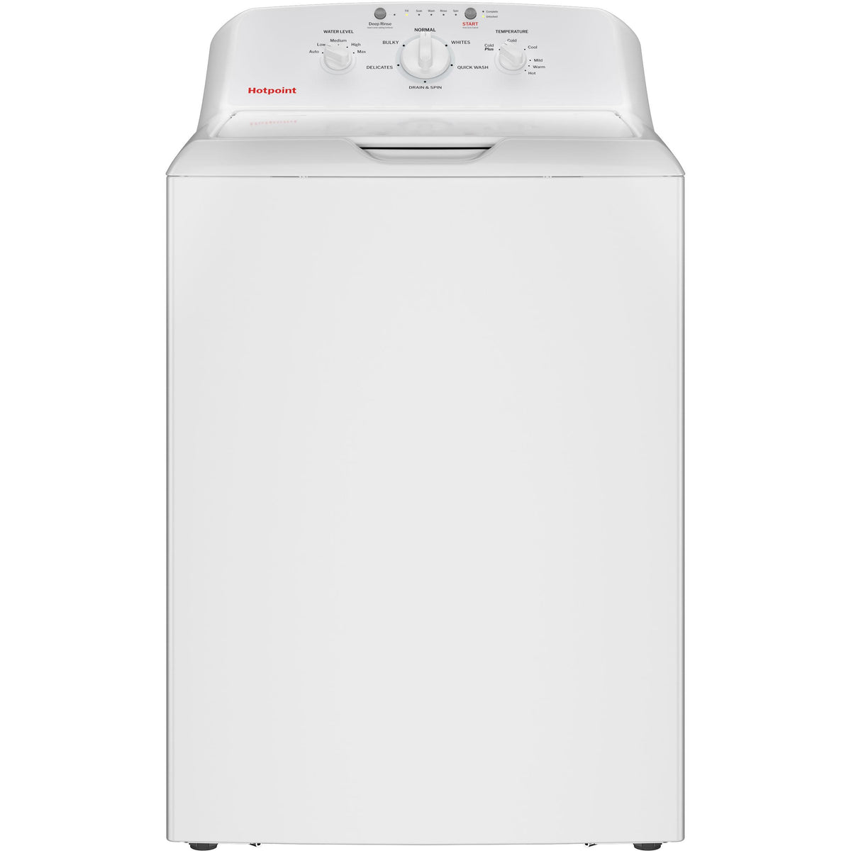  Hotpoint 4.0 cu. ft. Top Loading Washer with Stainless Steel Basket HTW265ASWWW IMAGE 1
