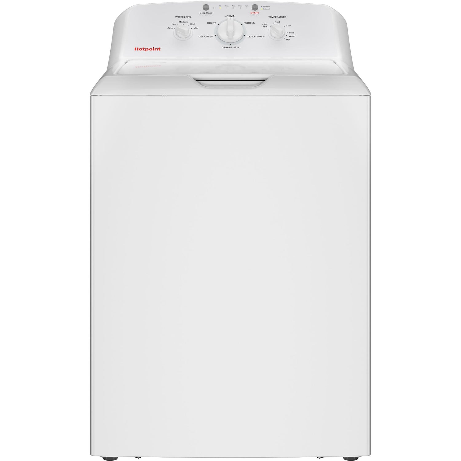  Hotpoint 4.0 cu. ft. Top Loading Washer with Stainless Steel Basket HTW265ASWWW IMAGE 1