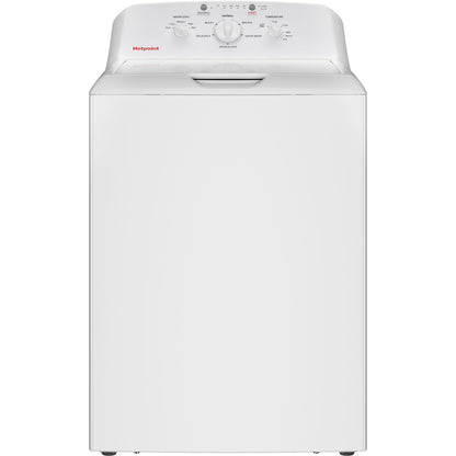  Hotpoint 4.0 cu. ft. Top Loading Washer with Stainless Steel Basket HTW265ASWWW IMAGE 1
