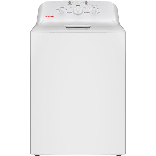  Hotpoint 4.0 cu. ft. Top Loading Washer with Stainless Steel Basket HTW265ASWWW IMAGE 1