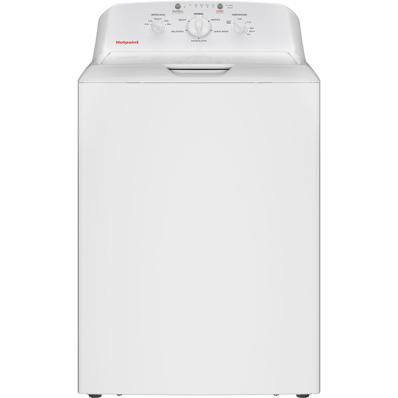 Hotpoint 4.0 cu. ft. Top Loading Washer with Stainless Steel Basket HTW265ASWWW