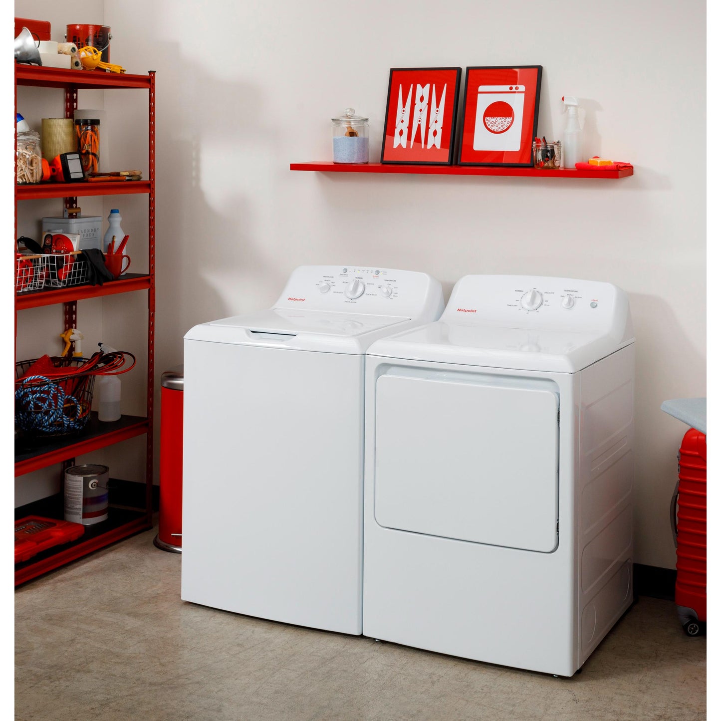  Hotpoint 4.0 cu. ft. Top Loading Washer with Stainless Steel Basket HTW265ASWWW IMAGE 10