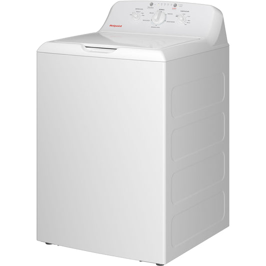  Hotpoint 4.0 cu. ft. Top Loading Washer with Stainless Steel Basket HTW265ASWWW IMAGE 2