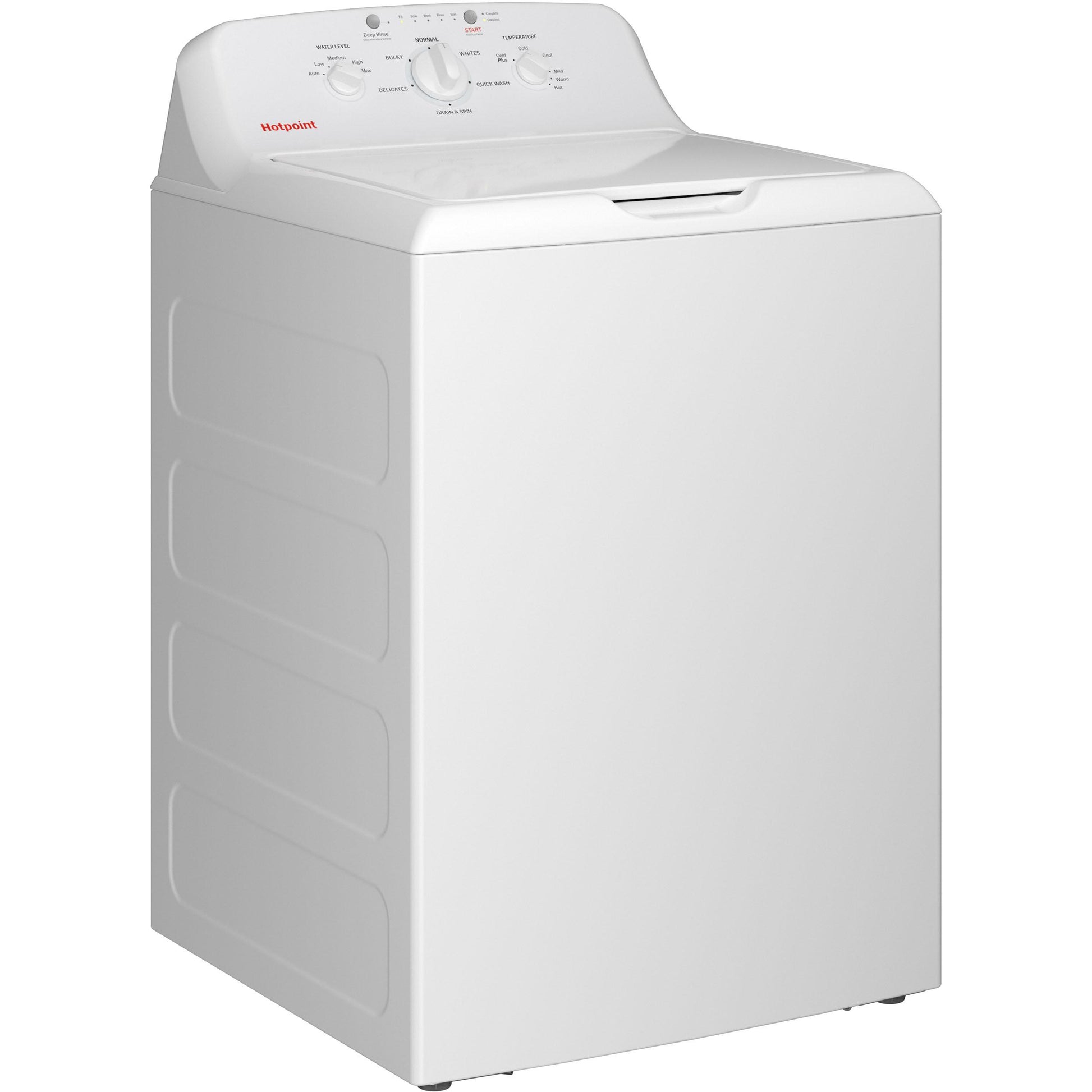  Hotpoint 4.0 cu. ft. Top Loading Washer with Stainless Steel Basket HTW265ASWWW IMAGE 4