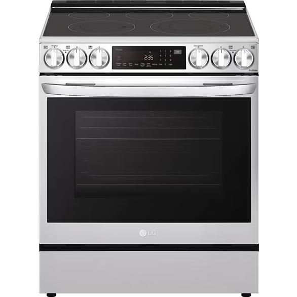 LG 6.3 cu ft. Smart Electric Slide-In Range with Air Fry LSEL6335FE