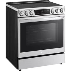  LG 6.3 cu ft. Smart Electric Slide-In Range with Air Fry LSEL6335FE IMAGE 2