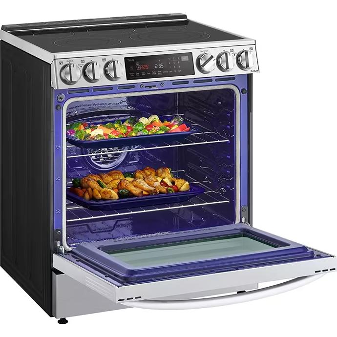  LG 6.3 cu ft. Smart Electric Slide-In Range with Air Fry LSEL6335FE IMAGE 7