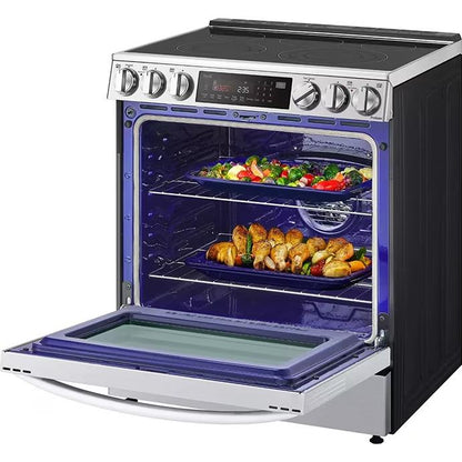  LG 6.3 cu ft. Smart Electric Slide-In Range with Air Fry LSEL6335FE IMAGE 8