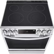  LG 6.3 cu ft. Smart Electric Slide-In Range with Air Fry LSEL6335FE IMAGE 9