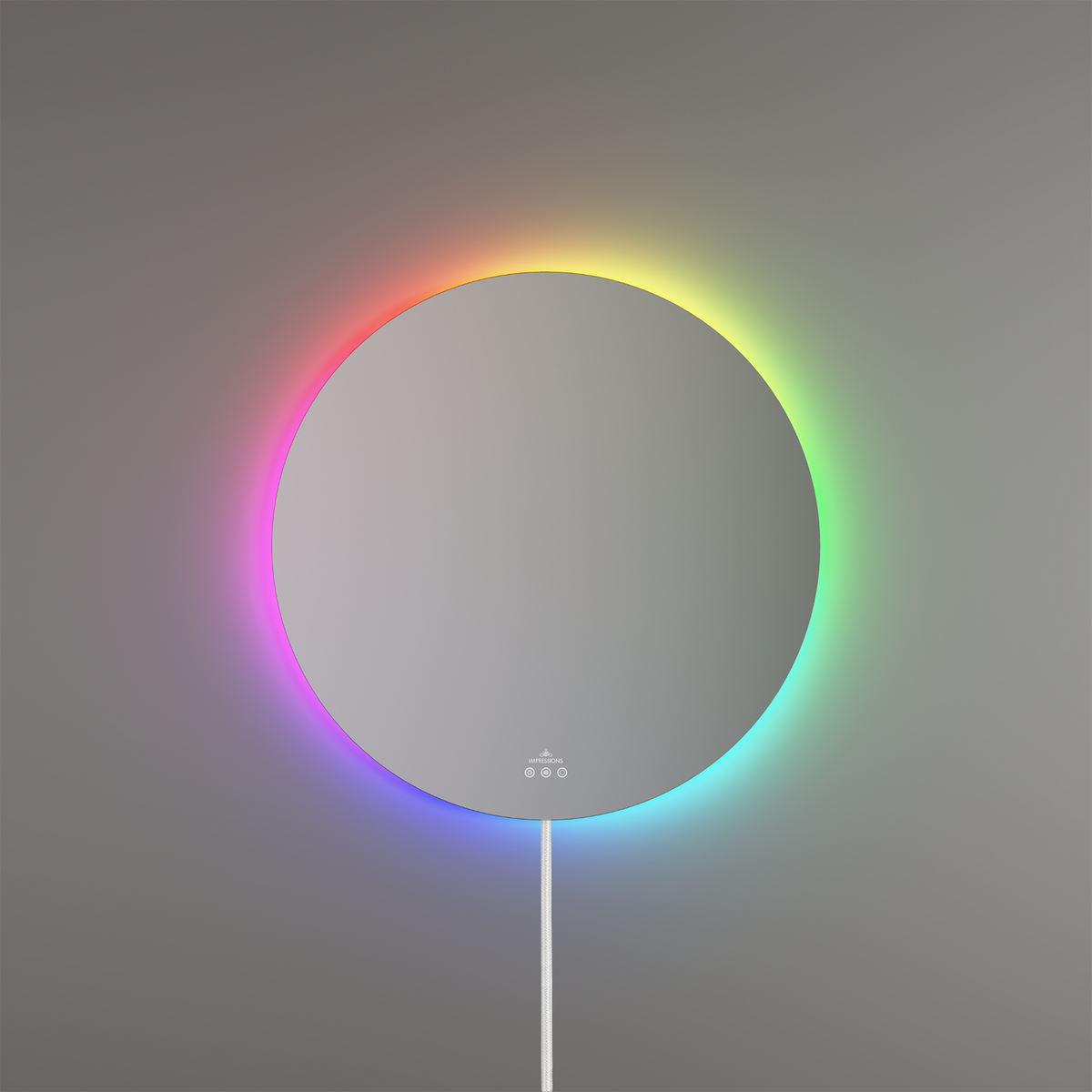 Novalume Round RGB Backlit Vanity Mirror