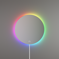 Novalume Round RGB Backlit Vanity Mirror