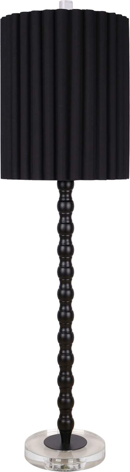 Obsidian Elegance Metal Buffet Lamp (Case Pack 2)