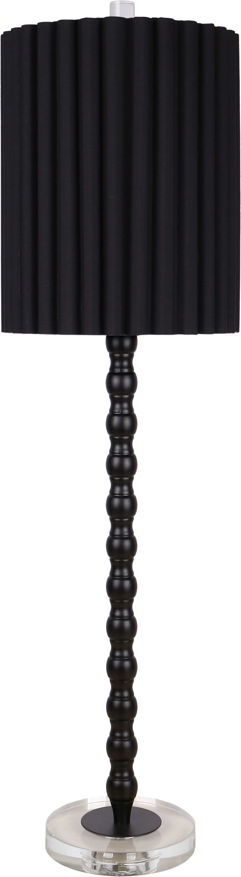 Obsidian Elegance Metal Buffet Lamp (Case Pack 2)