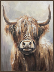 Highland Majesty Hand-painted Canvas in Frame