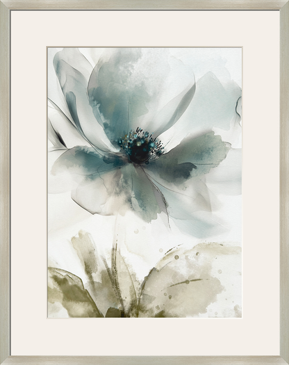 Ethereal Blossom I Framed Canvas Under Acrylic