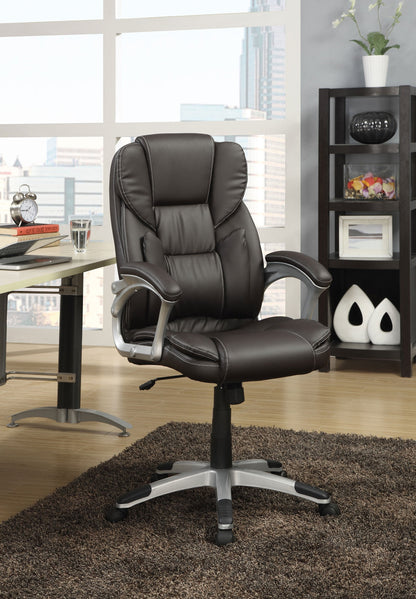 Kaffir Upholstered Adjustable Home Office Desk Chair White