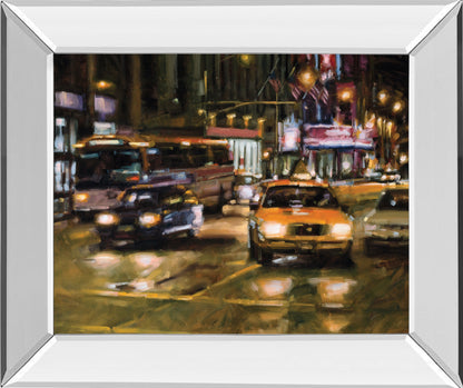 Mirrored Frame Radio City, New York City By Desmond O'Hagan