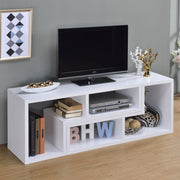 Mueble de TV y estantería multiusos Velma blanco