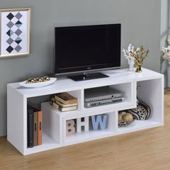 Mueble de TV y estantería multiusos Velma blanco