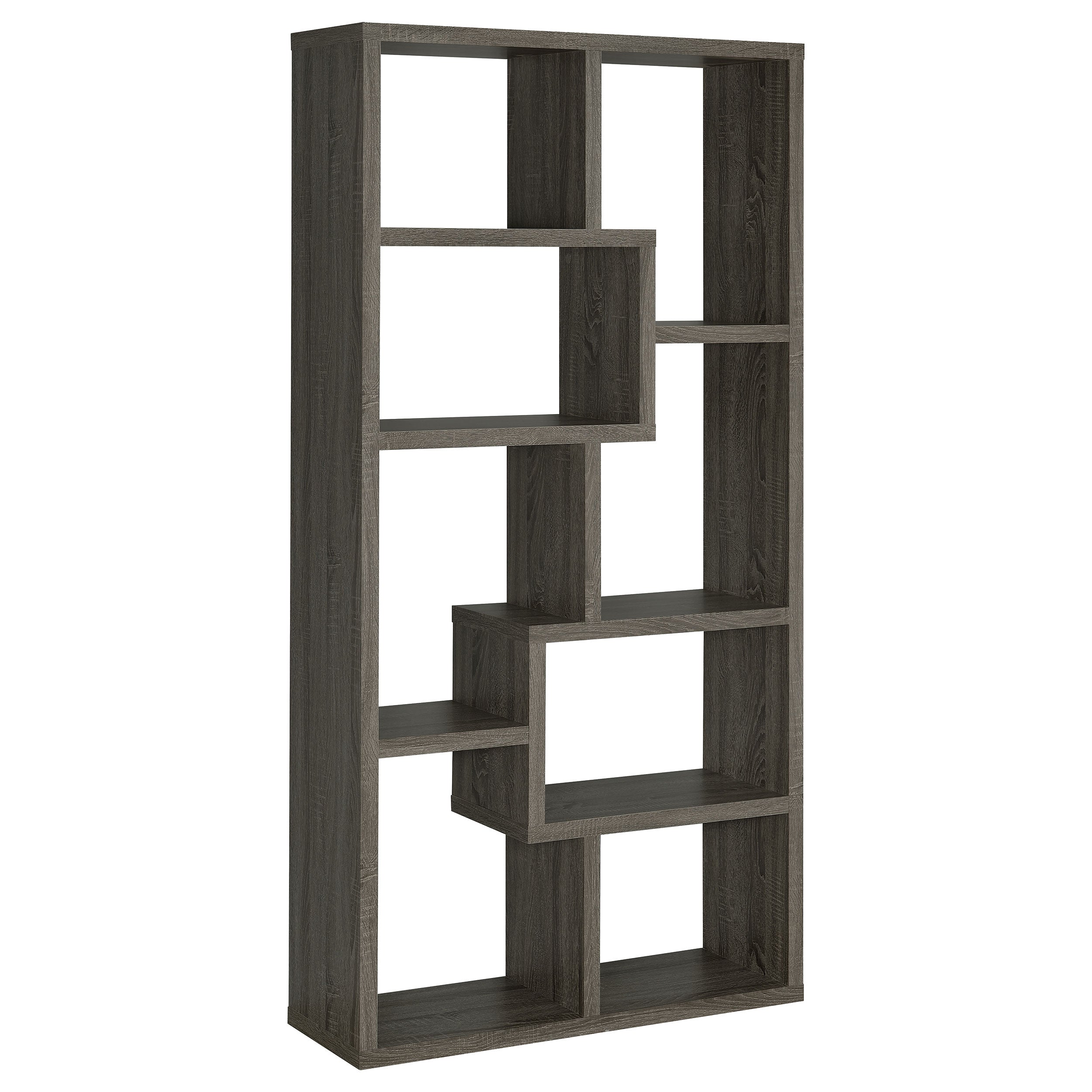 Theo 71-inch 7-shelf Bookshelf Cappuccino – Canales Furniture