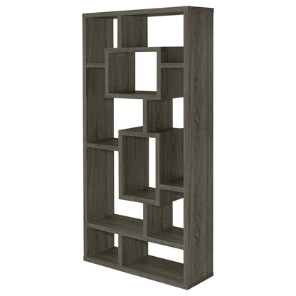 Corey 71-inch 8-shelf Bookshelf Cappuccino