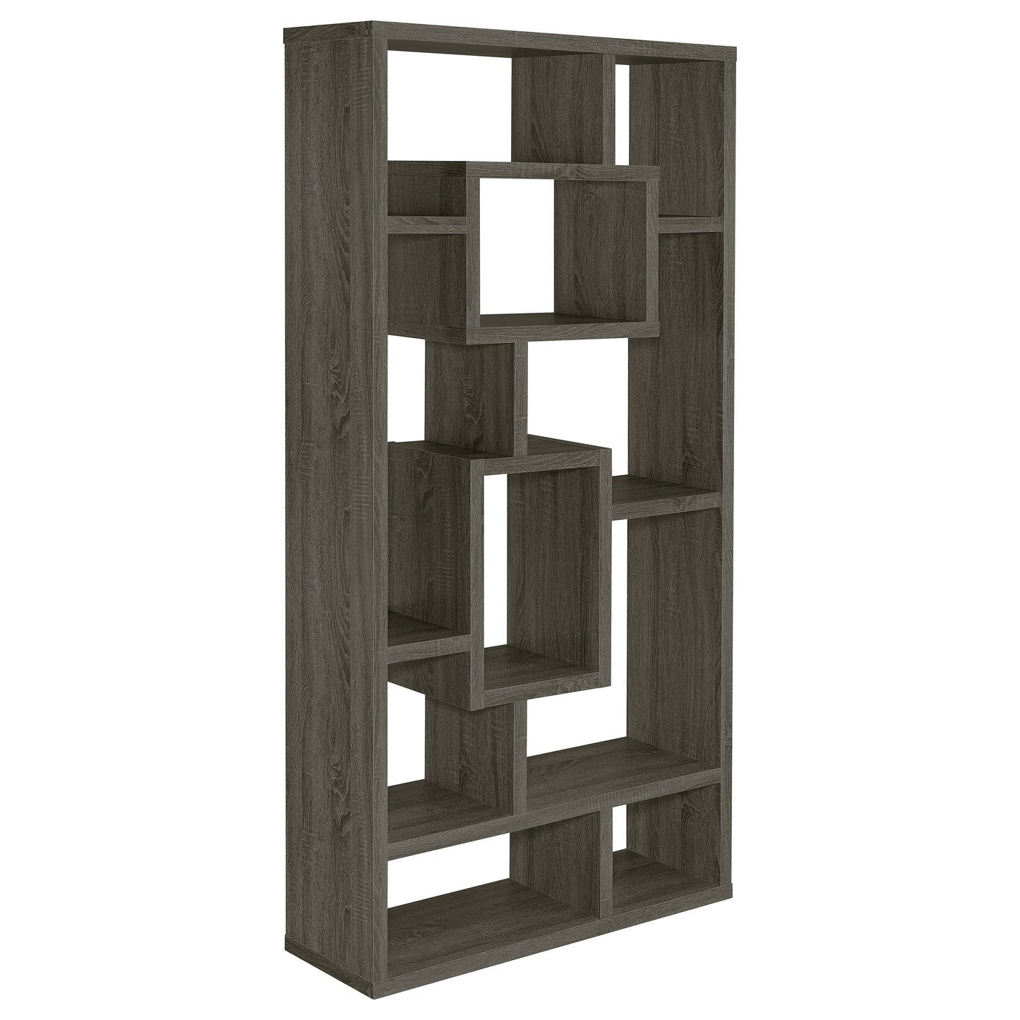 Corey 71-inch 8-shelf Bookshelf Cappuccino