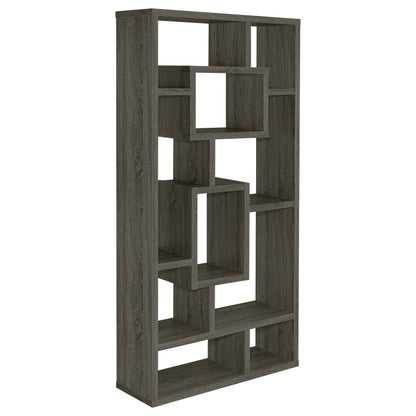 Corey 71-inch 8-shelf Bookshelf Cappuccino