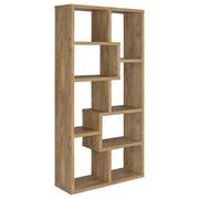 Theo 71-inch 6-shelf Bookshelf Mango